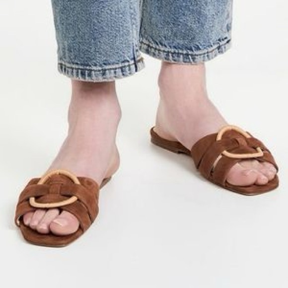 Veronica Beard Suede Sandals - Picture 6 of 7